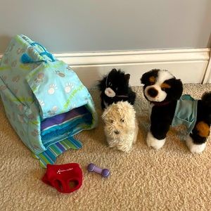 AG Pet Set!! Dog, service dog, and cat with accessories